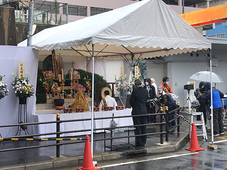 京橋駅空襲被災者慰霊祭